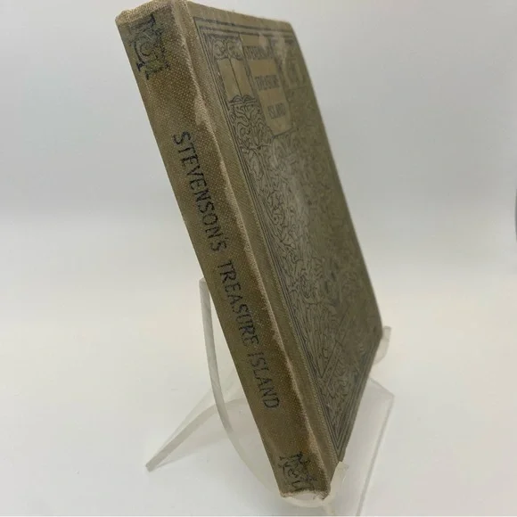 2/$30 | Antique 1915 Hardcover novel Treasure Island - Picture 5 of 15